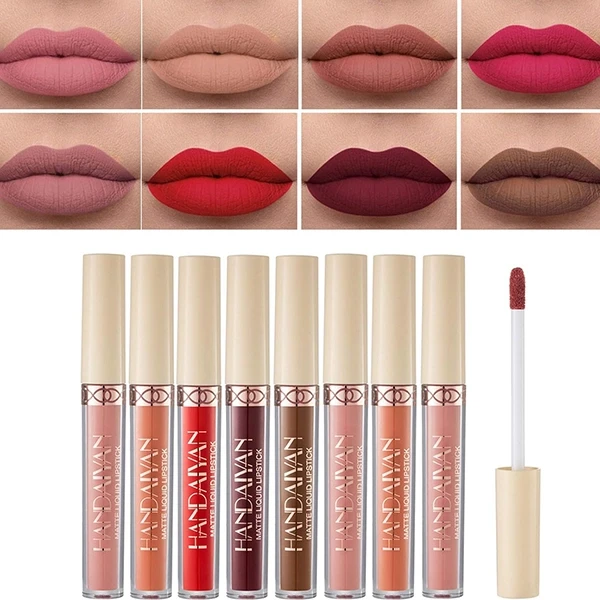 Waterproof Long Lasting Matte Lip Care Luxury Non-Smudge Women Lipstick - 08