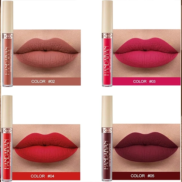 Waterproof Long Lasting Matte Lip Care Luxury Non-Smudge Women Lipstick - 03