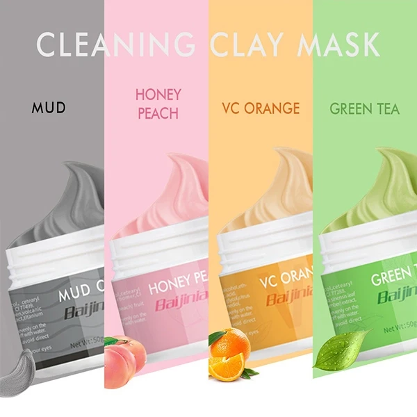Washable Cleansing Smooth Gentle On Skin Film Peel Off Face Mud Mask For Skin