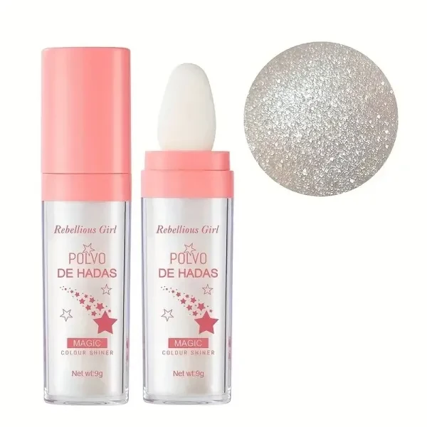 Metallic Finish Highlighter Glitter Shimmer Face Contouring Waterproof Long Last