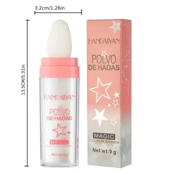 Metallic Finish Highlighter Glitter Shimmer Face Contouring Waterproof Long Last