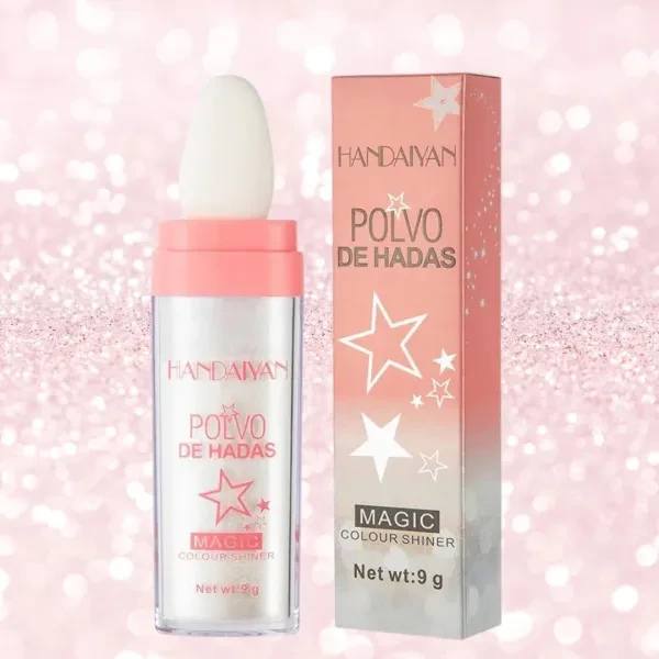 Metallic Finish Highlighter Glitter Shimmer Face Contouring Waterproof Long Last