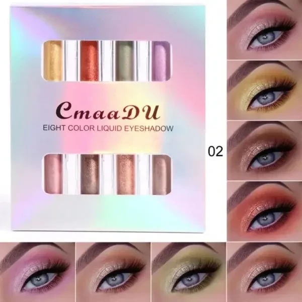 MagicGlow Eye Shadow Stick - 8 Colors Long-lasting Glitter for Women's Makeup