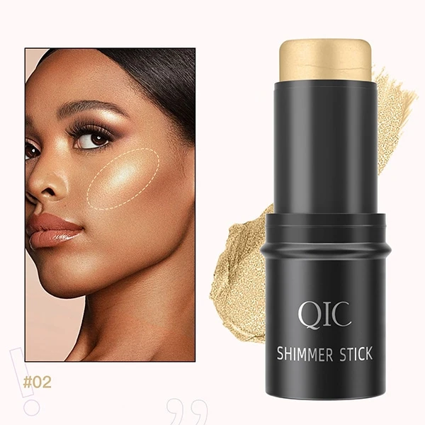 Shimmer Stick 02 - Women's Highlighter for Face Makeup (Plastic)