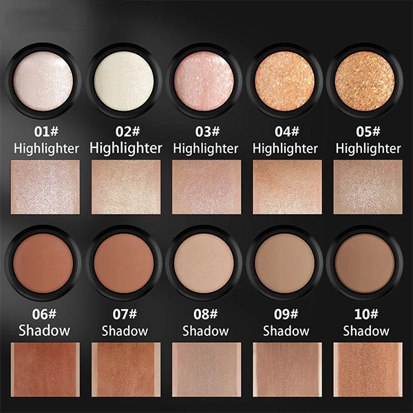 3D Face Primer Khaki Contour Stick - Flawless Makeup for Women (Plastic)