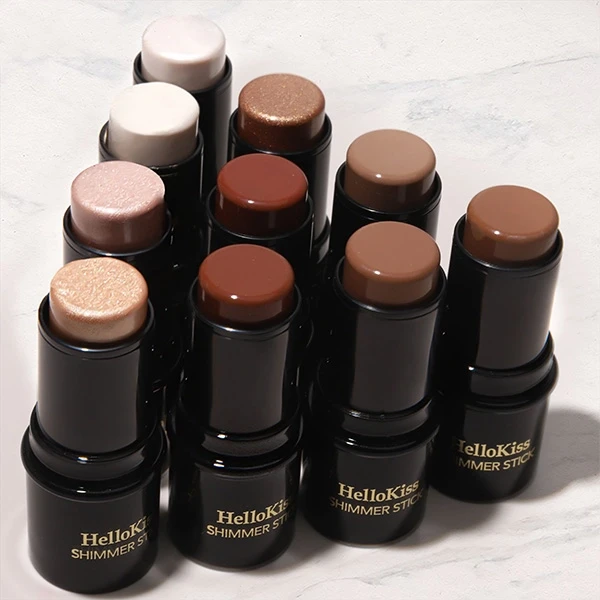3D Face Primer Khaki Contour Stick - Flawless Makeup for Women (Plastic)