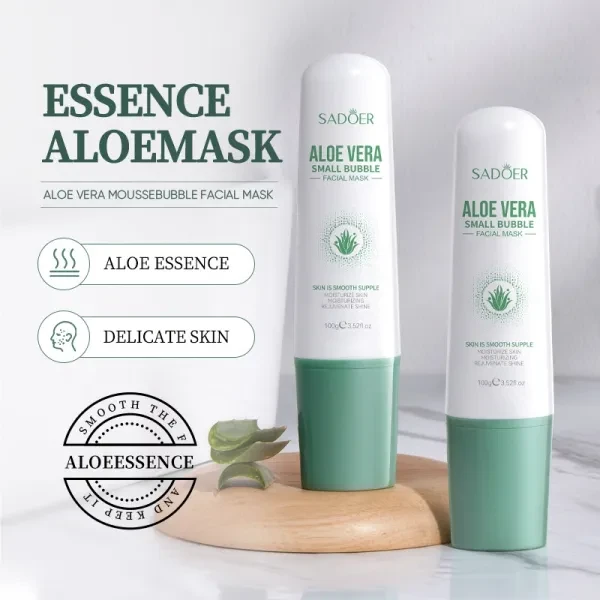 Aloe Vera Bubble Facial Mask - Cleansing & Revitalizing - 100g