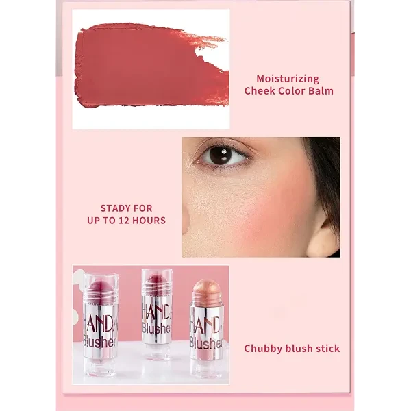 Gentle Natural Blush Stick Beige Shade for Women's Face Makeup