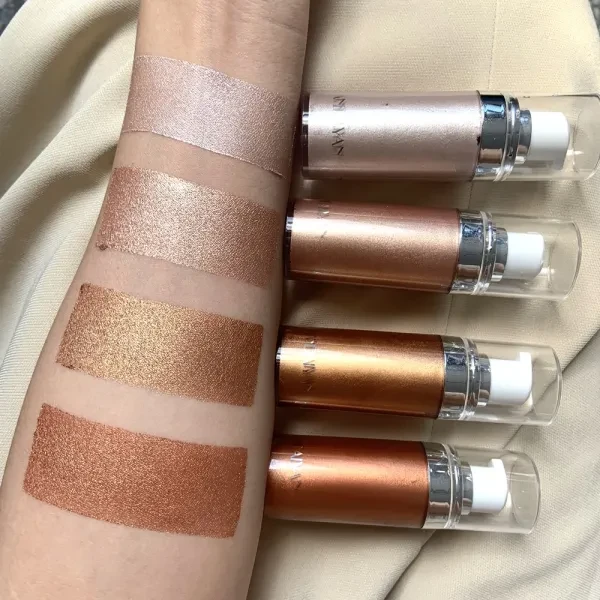Golden Goddess Glitter Cream Highlighter (Waterproof) - Women's Makeup