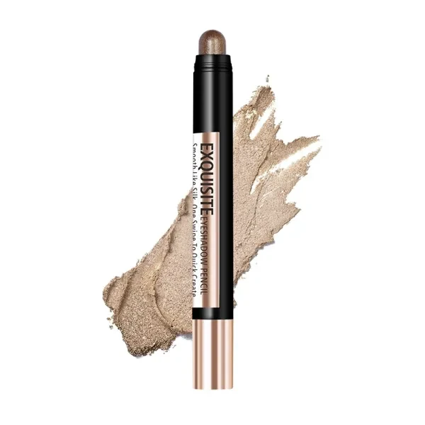 Glitter Eyeshadow Pencil for Sparkling Eyes - 24hr Waterproof - Full Coverage