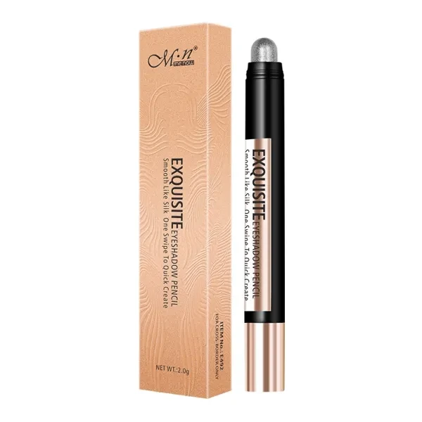Silver Glitter Eye Shadow Pencil - Waterproof & Vibrant