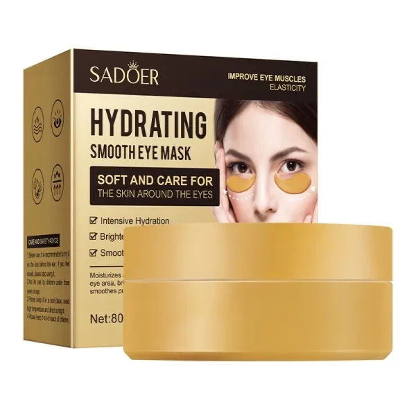 Golden Full Coverage Natural Eye Mask for Groomed and Soft Eyes