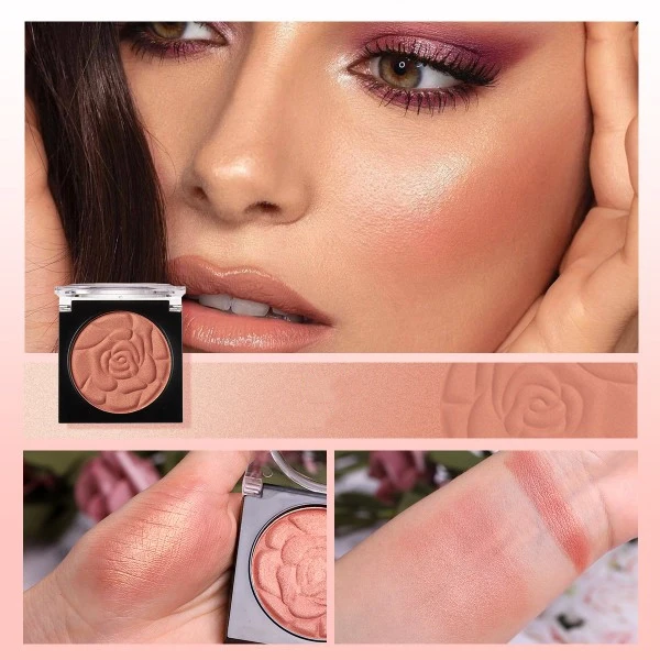 Pearlescent Matte Blush Palette - 14