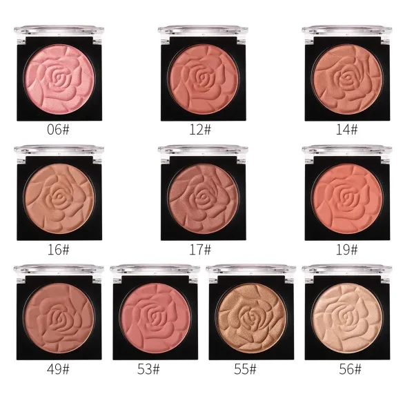 Pearlescent Matte Blush Palette - 14