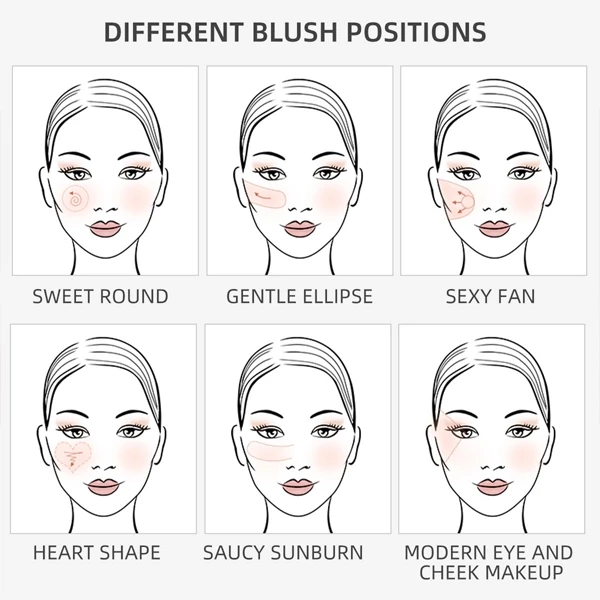 Pearlescent Matte Blush Palette - 14