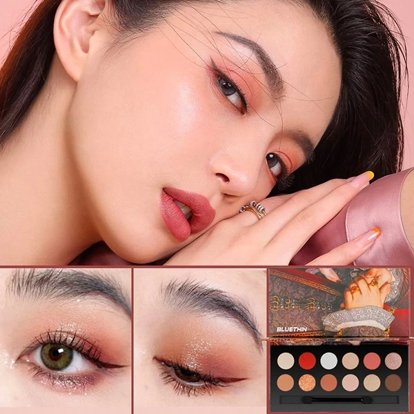 Leopard Graffiti Palette- 9 Nat. Matte Shades for Eye-Catching Multi-Color Shado