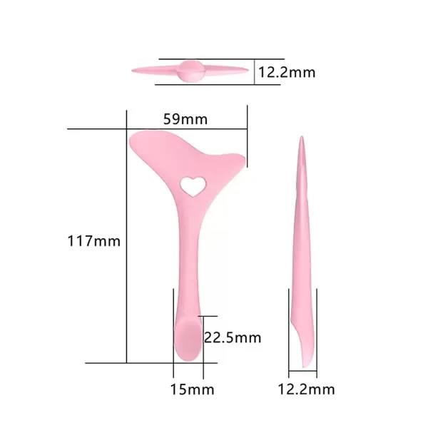 Multifunctional DIY Grooming Easy To Use Silicone Mascara Saver Eyebrow Stencil