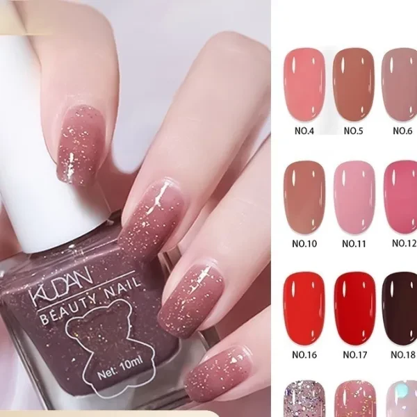 Sparkle & Shine Quick-Dry Long-Lasting Skin-Friendly Glitter Nail Polish