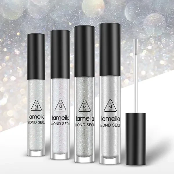 Glitter Bomb Party Eye Makeup - Full Coverage & Glitter Finish