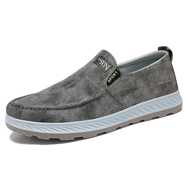 Suede Wear Resistant Casual Wear Anti-Skid Moccasin Slip-On Men Fashionable Flat