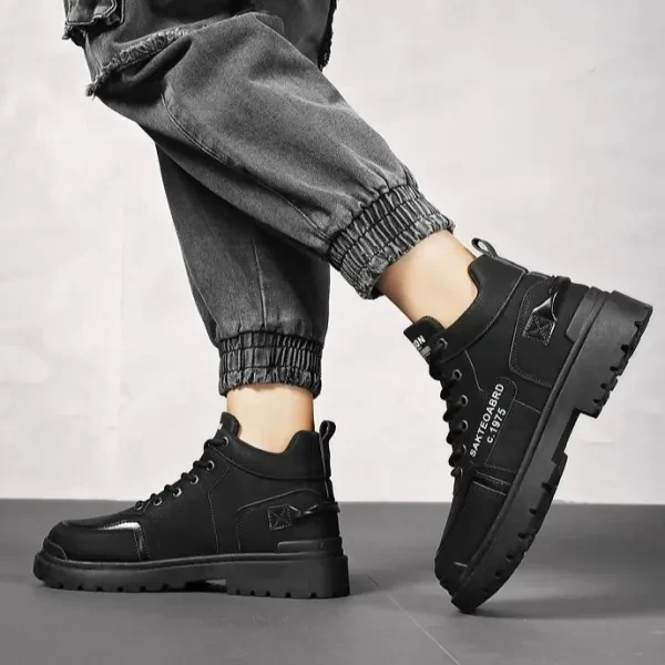 Premium Quality Ankle Top Lace Closure Men Stylish Footwear Fashion Outdoor Trav