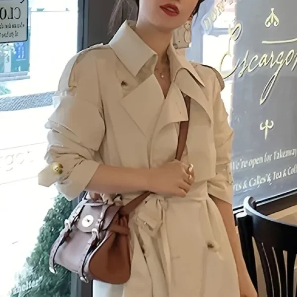 Apricot Women's Blazer | Long Sleeves | Double Pockets | Office & Casual | Polye