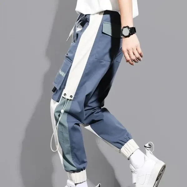 Streetwear Cargo Pants for Men Hip Hop Style Joggers Drawstring High-Quality Swe