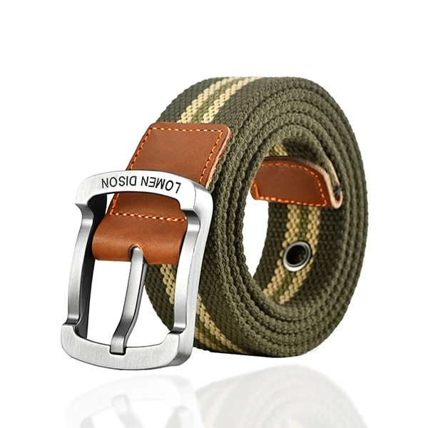 Retro Canvas Braided Buckle Belt - Tactical Outdoor Sports - Men's Fashion Acces