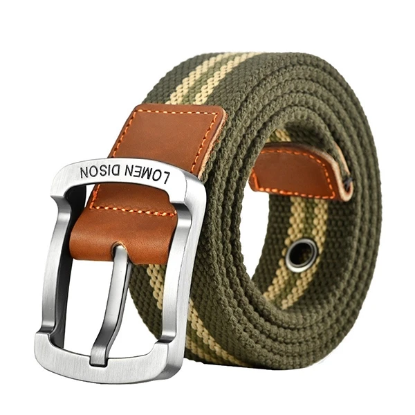 Retro Canvas Braided Buckle Belt - Tactical Outdoor Sports - Men's Fashion Acces