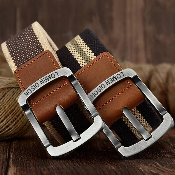 Retro Canvas Braided Buckle Belt - Tactical Outdoor Sports - Men's Fashion Acces