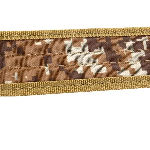 Khaki Tactical Belt for Men with Heavy Duty Buckle - Outdoor Travel Hunting Hiki