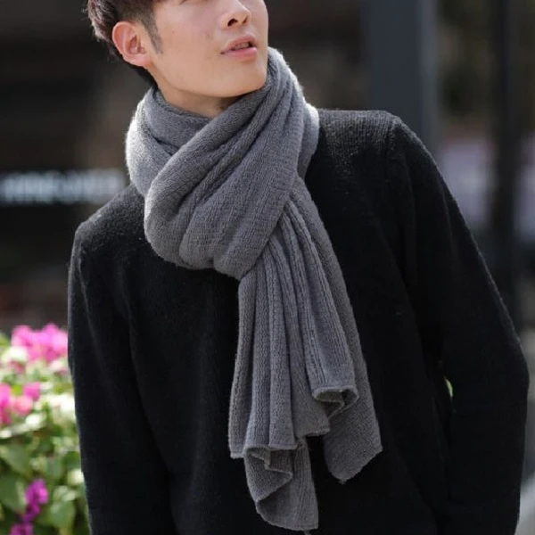 Premium Quality Winter Wear Men Scarves, Multi-Use Clothing Accessories Cosplay
