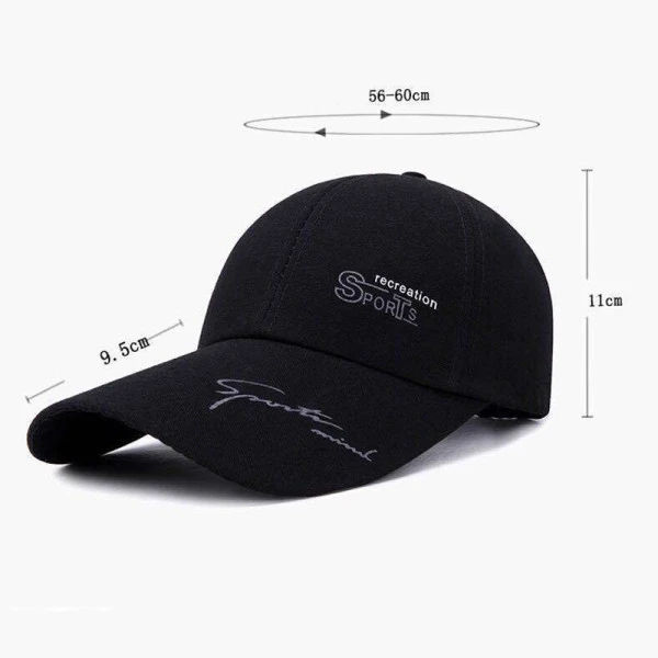 Red Canvas Strap Cap | Sun Protective | Lightweight | Men's Fashion & Outdoor Ad