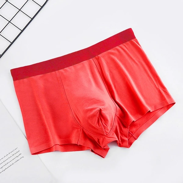 Red Spandex Boxer Lightweight & Comfy Men's Underwear
