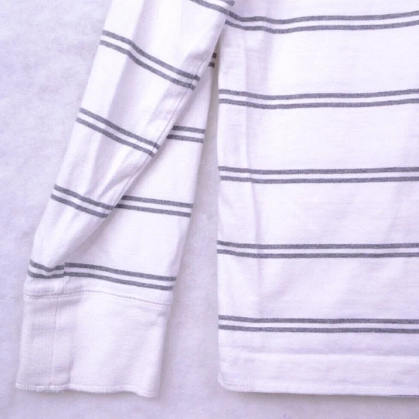 Men's White Stripes Sleepwear Set - Soft Cotton Top & Elastic Waist Pajama