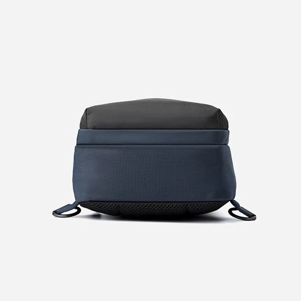 Blue Waterproof Crossbody Backpack for Men Multi Pockets