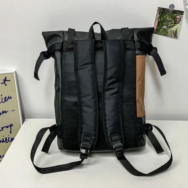 Men's Waterproof Backpack - Korean Style - Ideal for Hiking Gym School & Travel