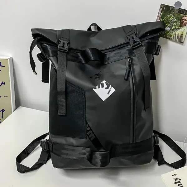 Men's Waterproof Backpack - Korean Style - Ideal for Hiking Gym School & Travel