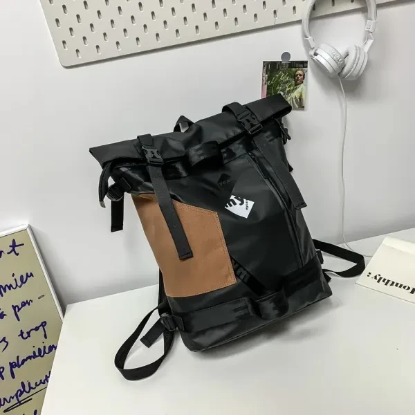 Waterproof Korean Backpack for Men - Large Capacity Ideal for Hiking Gym School