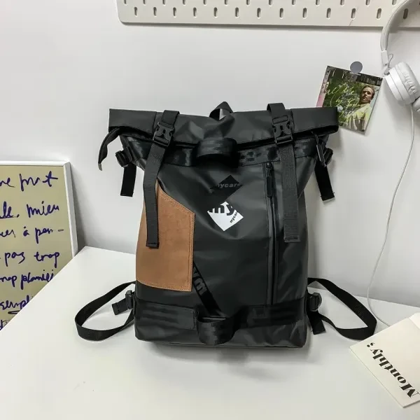 Waterproof Korean Backpack for Men - Large Capacity Ideal for Hiking Gym School
