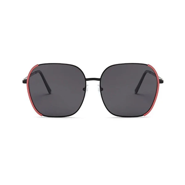 Fashionable Square Frame Sunglasses Metal Frame UV Sun Protection Unisex Glasses
