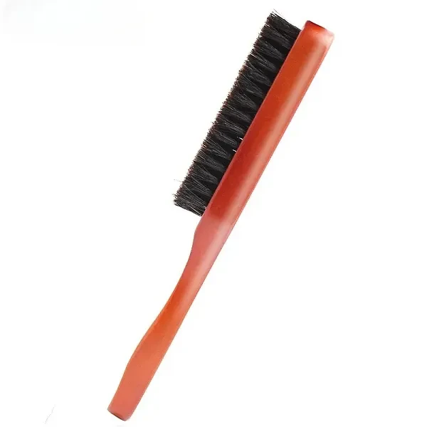 Long Handle Boar Bristle Cleaning Brush Hairdressing Men Beard Anti Static Barbe