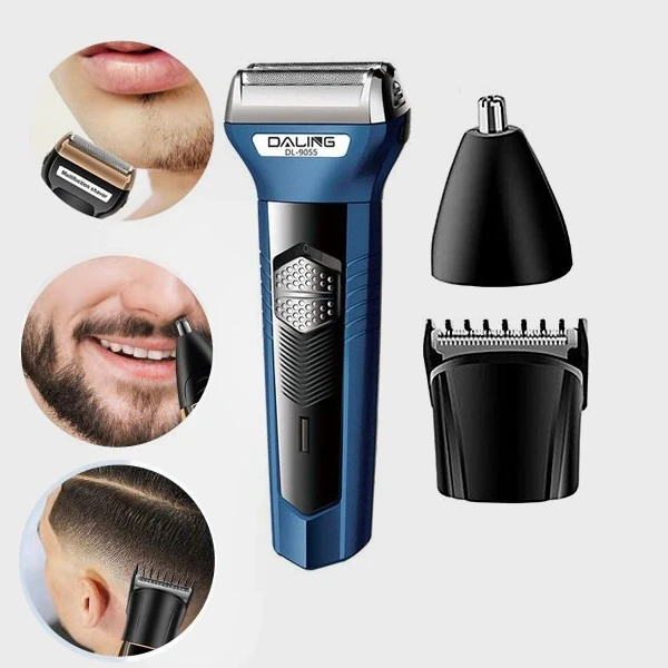 3-in-1 Multifunction Shaver for Men Easy Shaver Hair Clipper Nose Trimmer (Recha