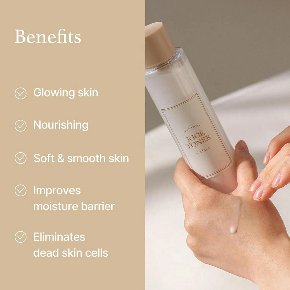 Rice Toner（150ml）, Maintain Skin Radiance, Hydrating and Moisturizing Rice Extra