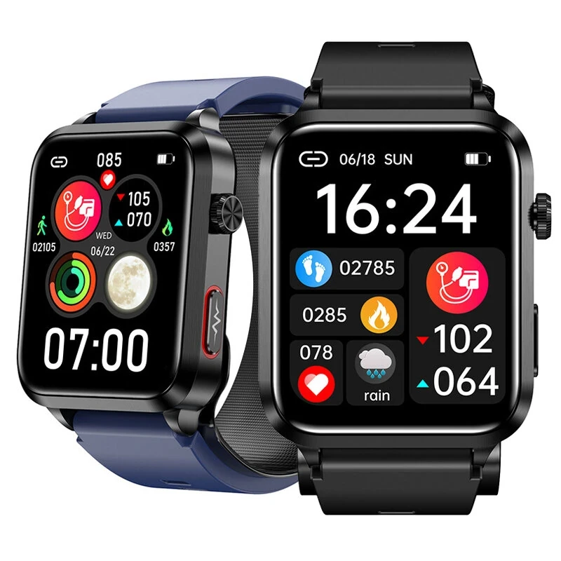 S11 Smart Watch - 1.92" HD Screen, ECG, Blood Glucose & Lipid Measurement, AI Me