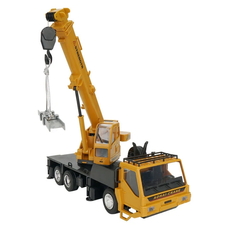 3822 1/24 10CH RC Car Truck Crane Remote Control Construction Children's Enginee