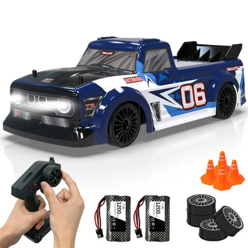 Volantex 78504-3 RTR Two Batteries 1/14 2.4G 4WD Drift RC Car LED Light High Spe