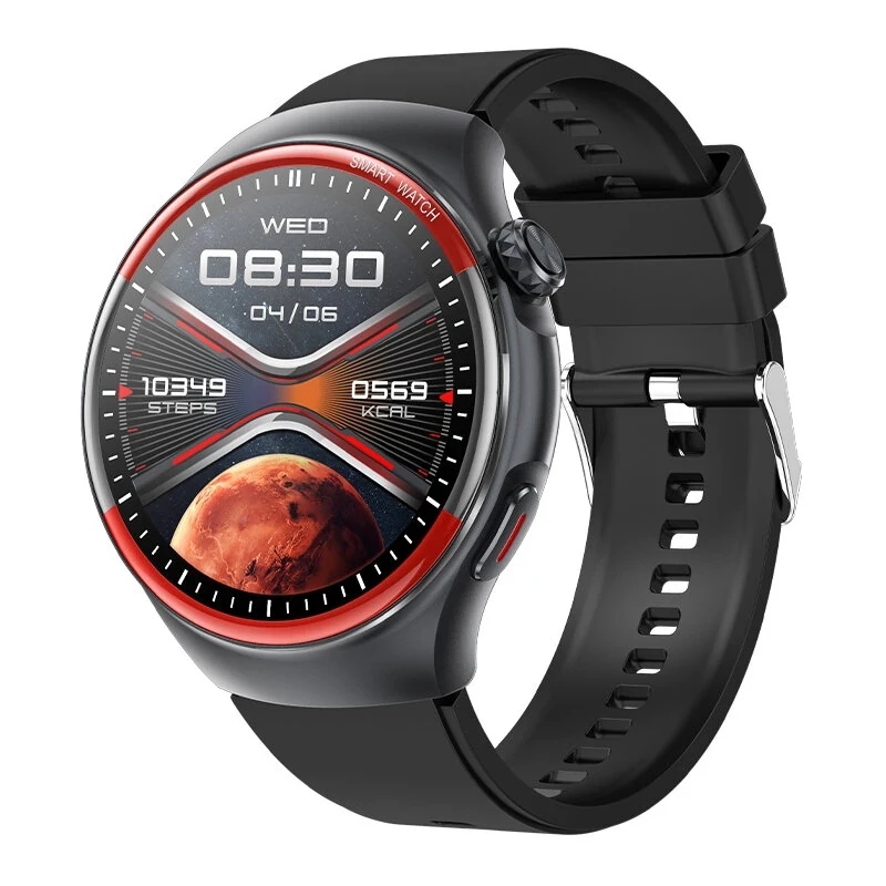 T82 Smart Watch - 1.43" AMOLED, Non-Invasive Blood Glucose, HRV, NFC, Bluetooth