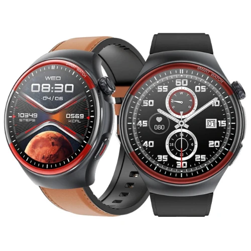 T82 Smart Watch - 1.43" AMOLED, Non-Invasive Glucose, HRV, NFC, Bluetooth Call,
