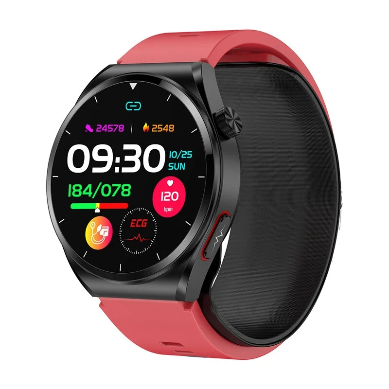 S22 Smart Watch - 1.39" HD, Air Pump & Airbag, ECG, Glucose & Lipid Monitoring,